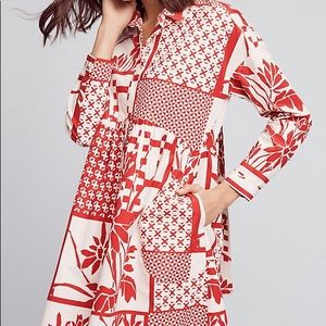 EUC Maeve Printmaker Shirt dress